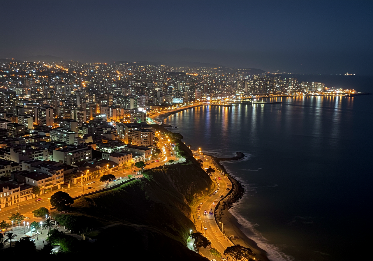 Fotografía urbana nocturna